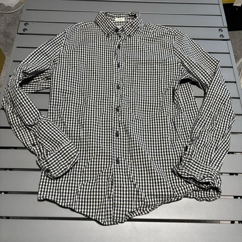 J. Crew Shirt Mens Medium Multicolor Plaid Fit Button Down Long Sleeve Preppy